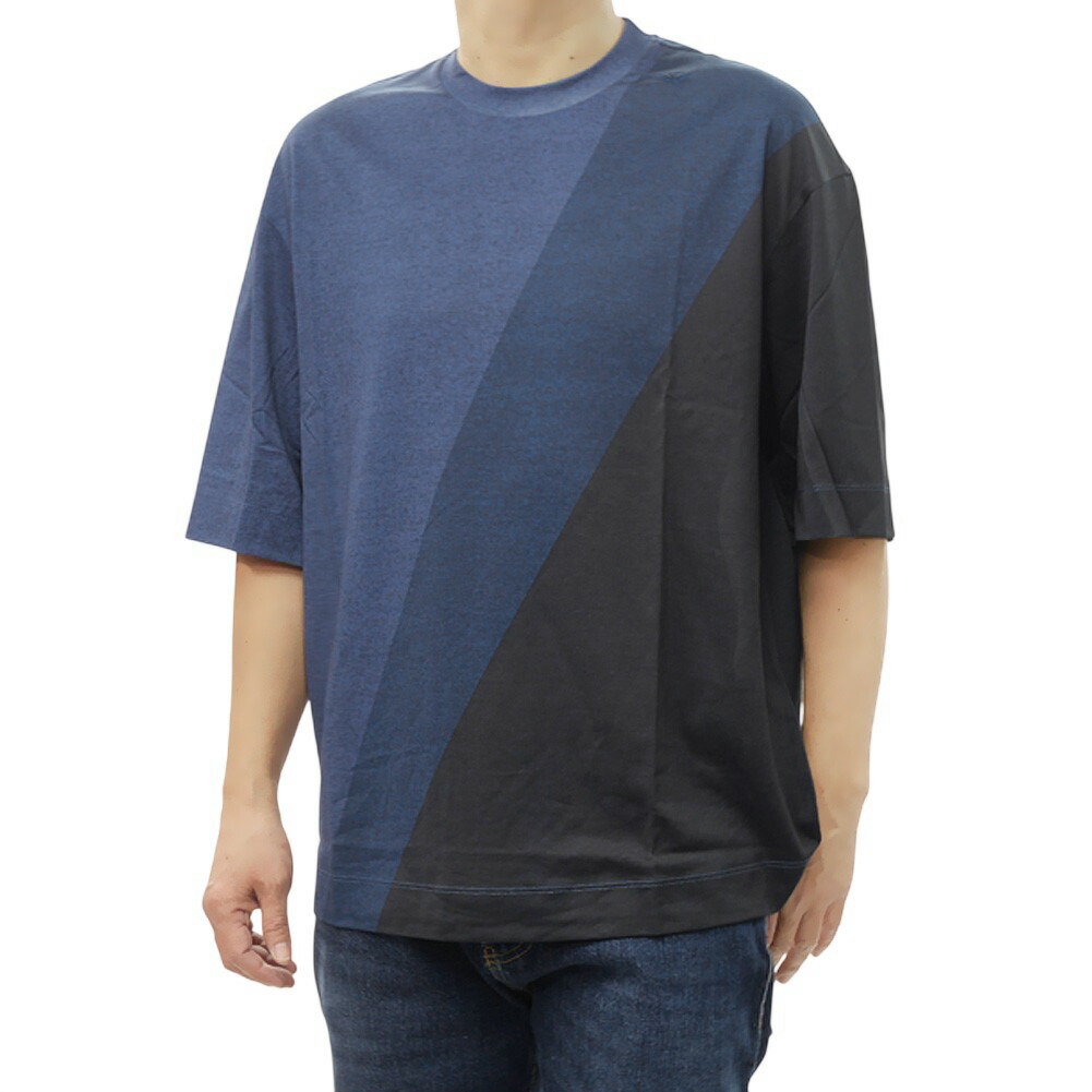EMPORIO ARMANI エンポリオアルマーニ メンズ クルーネックTシャツ EM005269 AF10017 ブルー 2026春夏新作