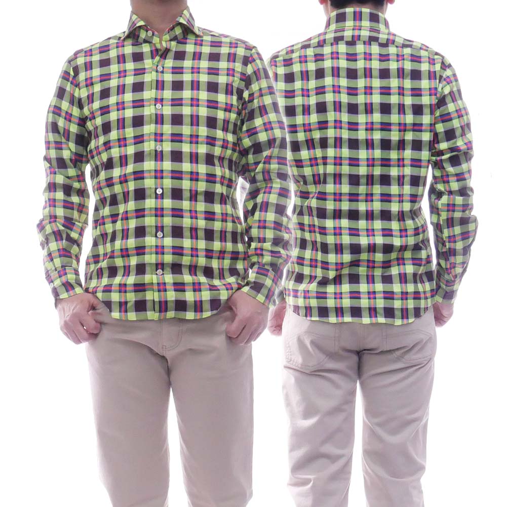 旧作お買い得セール！ GIANNETTO ジャンネット カッタウェイシャツ メンズ VINCI FIT / 01410/01 グリーン 楽天市場】GIANNETTO ジャンネット カッタウェイシャツ VINCI FIT