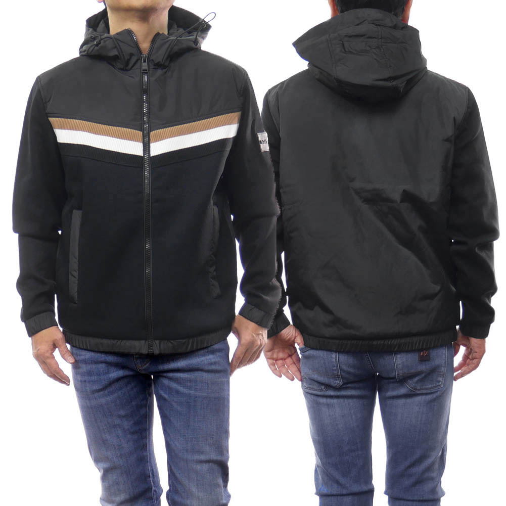 楽天市場】HUGO BOSS ヒューゴボス 中綿ジャケット BLACK