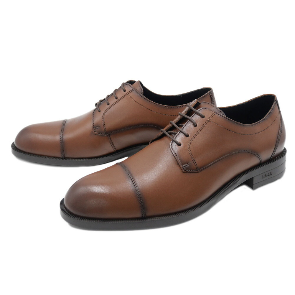 ヒューゴボス　HUGOBOSS ミリタリーブーツ ブラウン レザー 28cm 7669202485-15-8.jpg