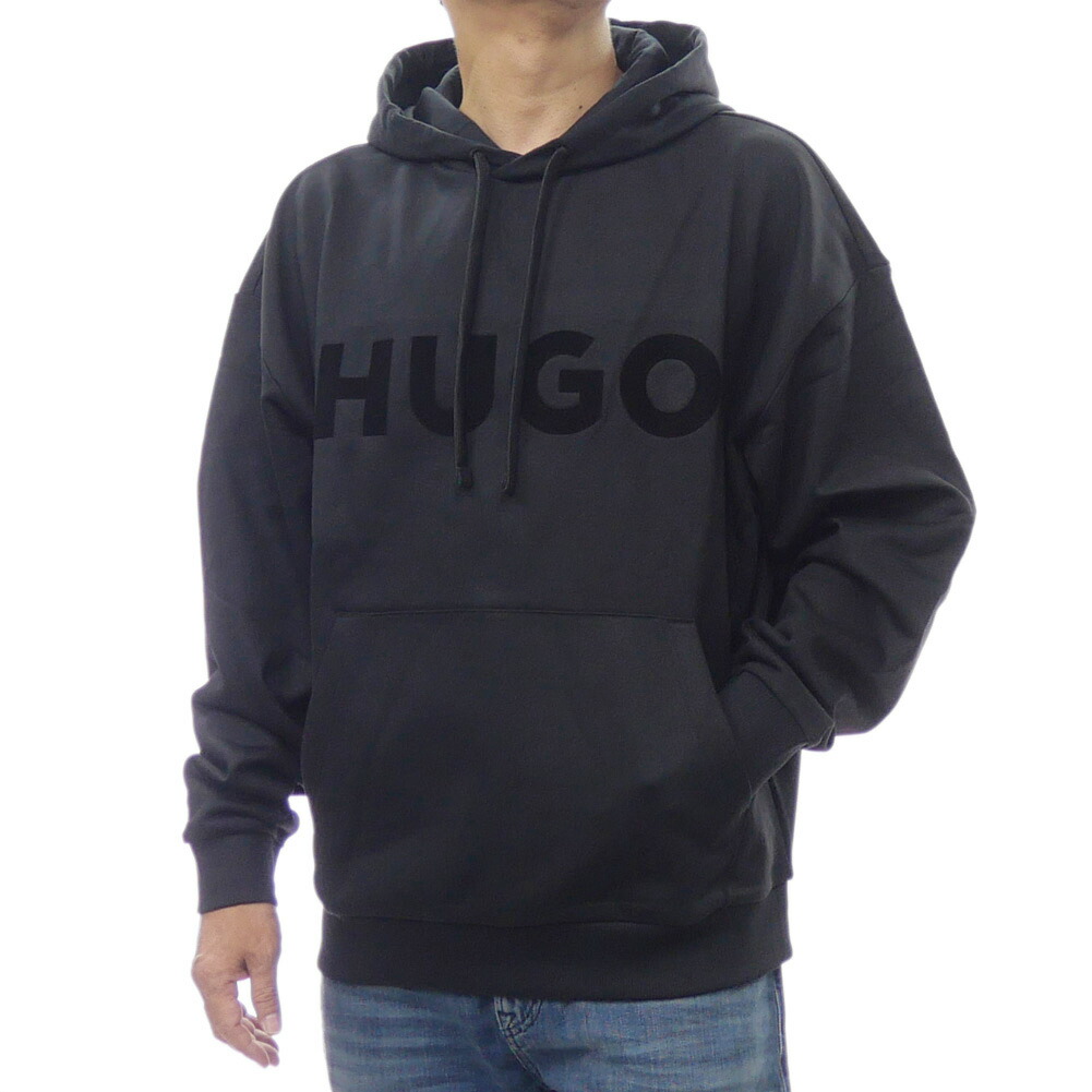 HUGO・HUGO BOSS ヒューゴボス メンズプルオーバーパーカー 50529090 10266483 / Ditchle ブラック