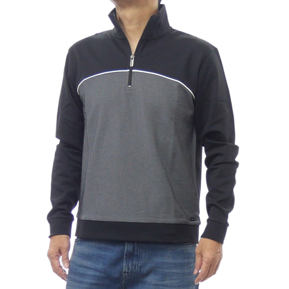 BOSS グレー ハーフジップセーター HUGO BOSS (ヒューゴボス