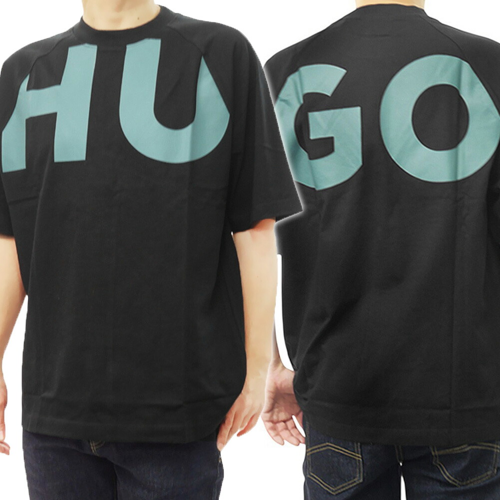 HUGO・HUGO BOSS ヒューゴボス メンズクルーネックTシャツ 50552485 10250555 / Nalftee ブラック 2026春夏新作