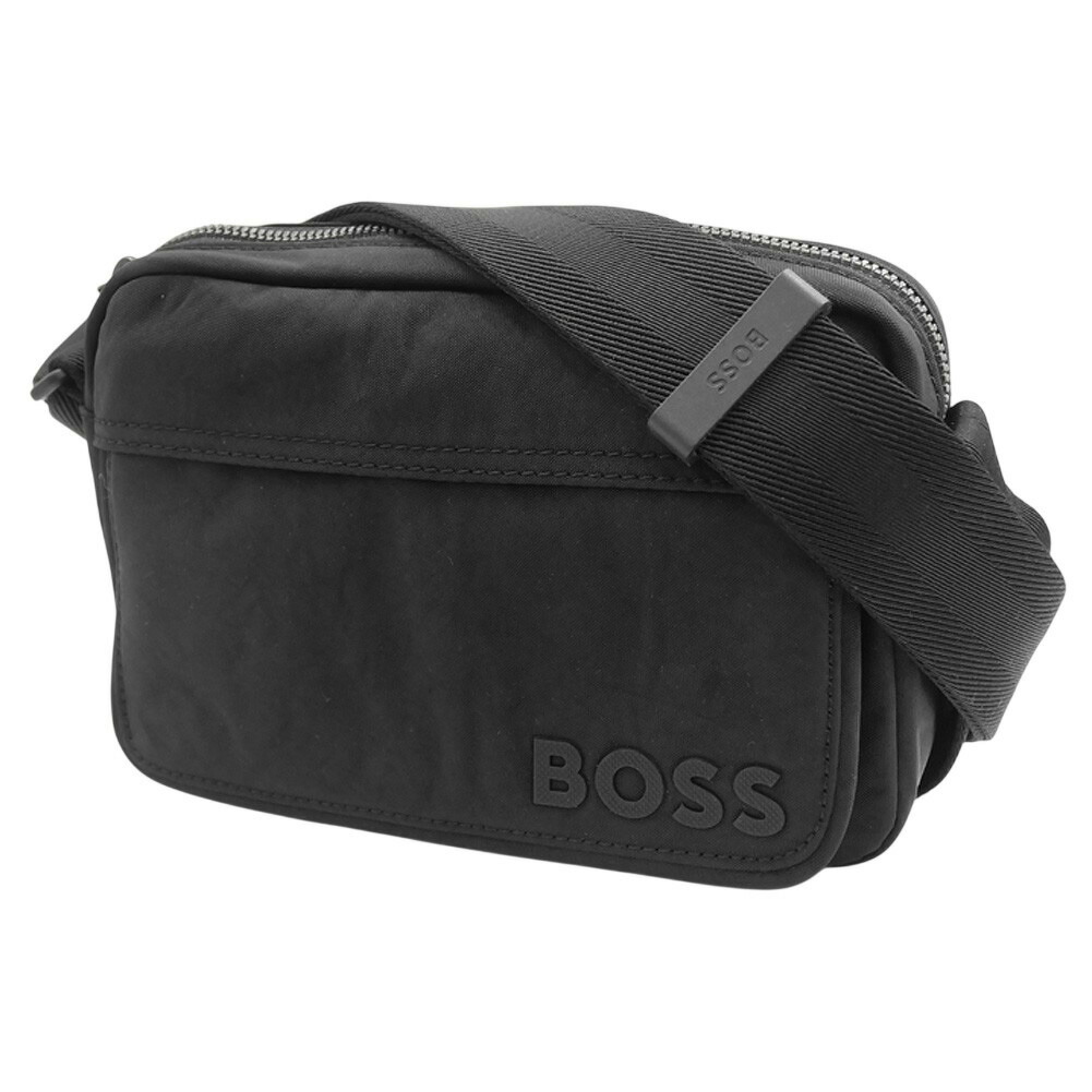 HUGO BOSS ヒューゴボス メンズショルダーバッグ 50558132 10277696 / Catch_O_EW ブラック 2026春夏新作