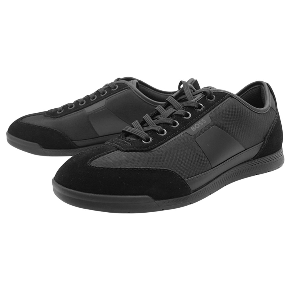 HUGO BOSS ヒューゴボス メンズローカットスニーカー 50557886 10271652 / Nitan_Lowp_nymith 黒いこと 2026春夏新作