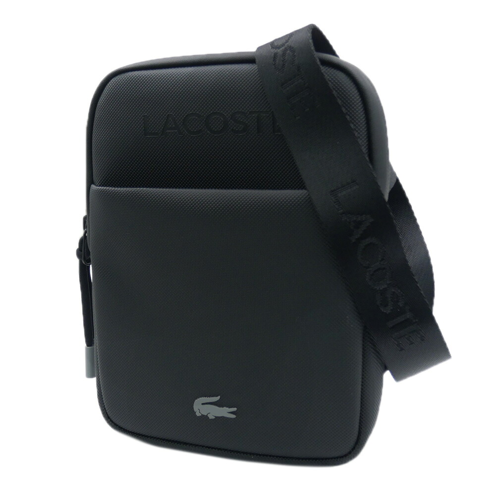LACOSTE ラコステ メンズショルダーバッグ NH5355SJ ブラック 2026春夏新作