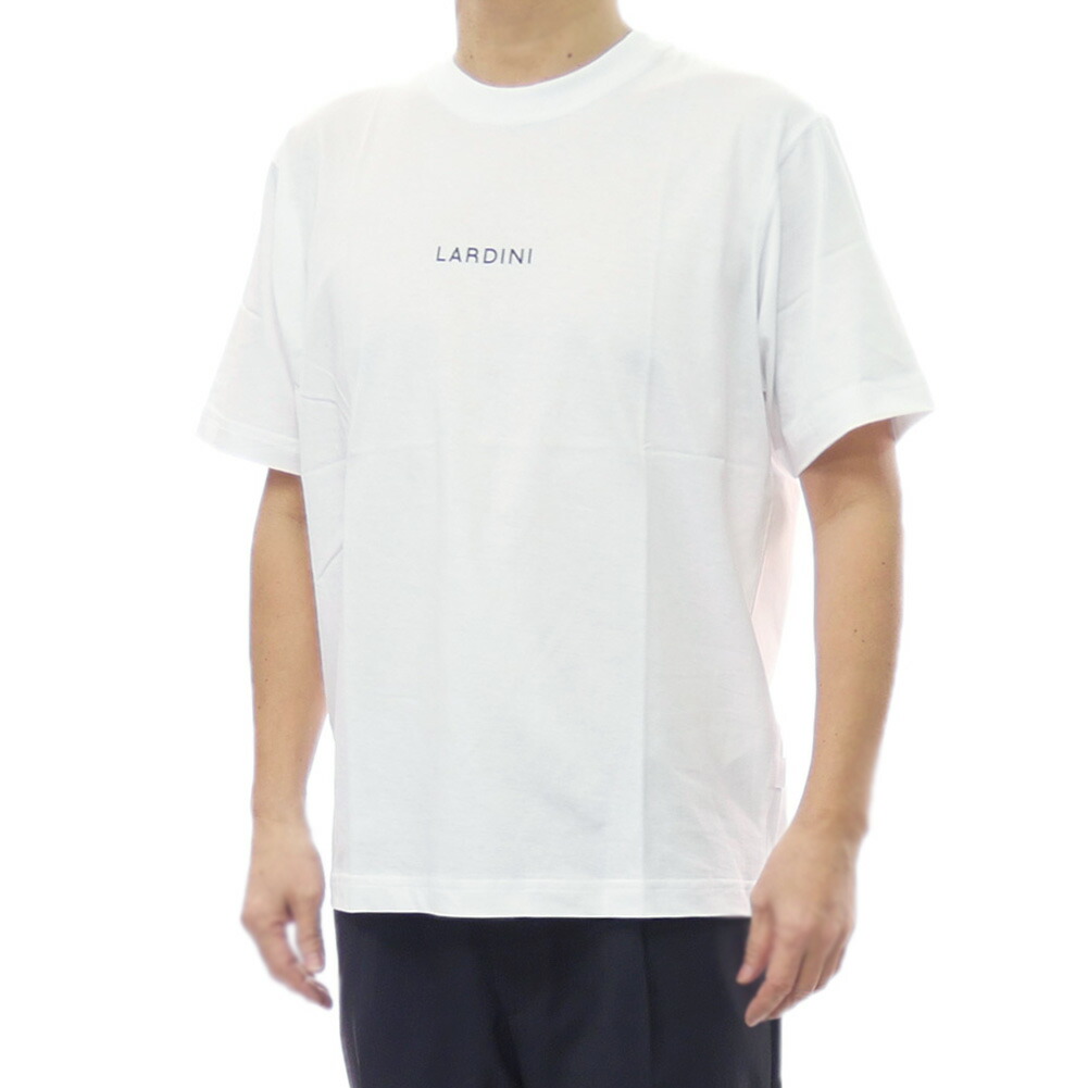 LARDINI ラルディーニ メンズクルーネックTシャツ CNLTMC70 CN64052 ホワイト 2026春夏新作