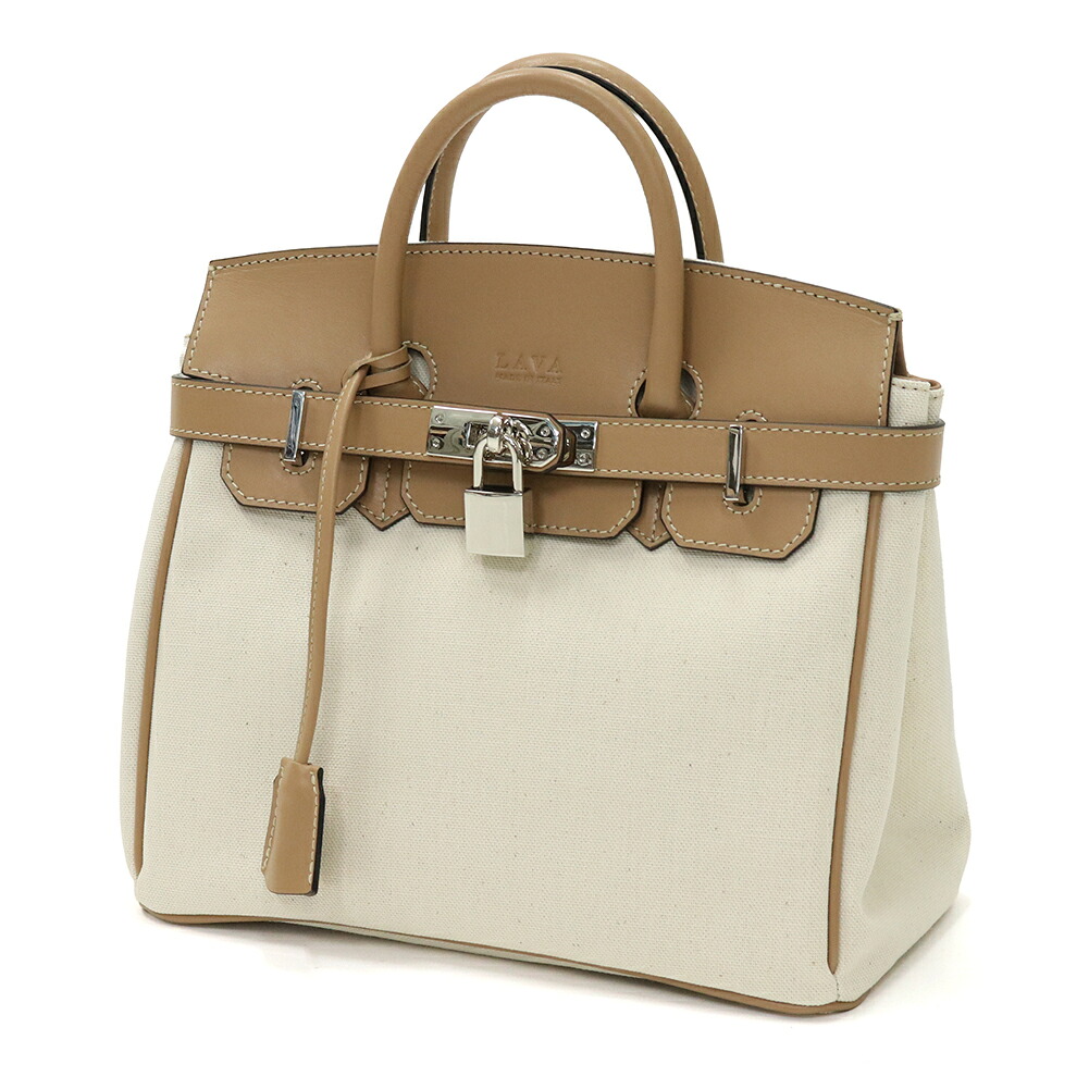 LAVA 愛しみァ 帆布×なめし革 ハンドバック LV26HW_CAN 2026春夏新作