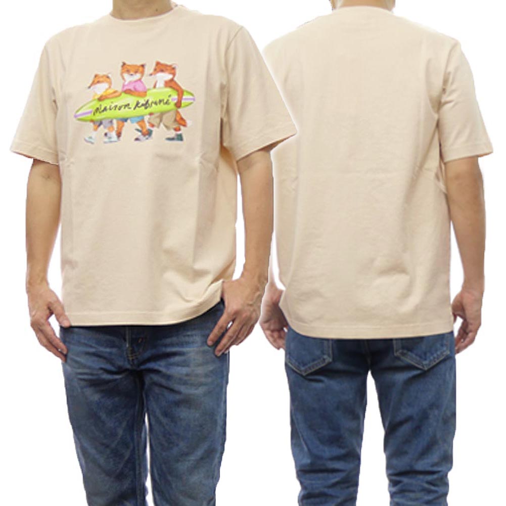 MAISON KITSUNE クルーネックTシャツ mm00120kj0118 楽天市場】MAISON KITSUNE メゾンキツネ Tシャツ MM00120KJ0118