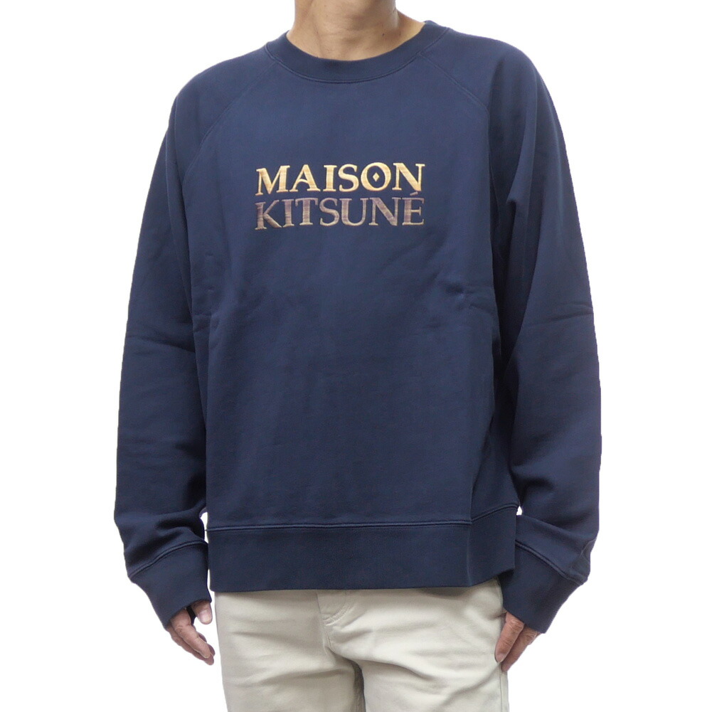 MAISON KITSUNÉ キツネフェイストレーナー Sサイズ MAISON KITSUNE メゾンキツネ トレーナー FOX HEAD PATCH