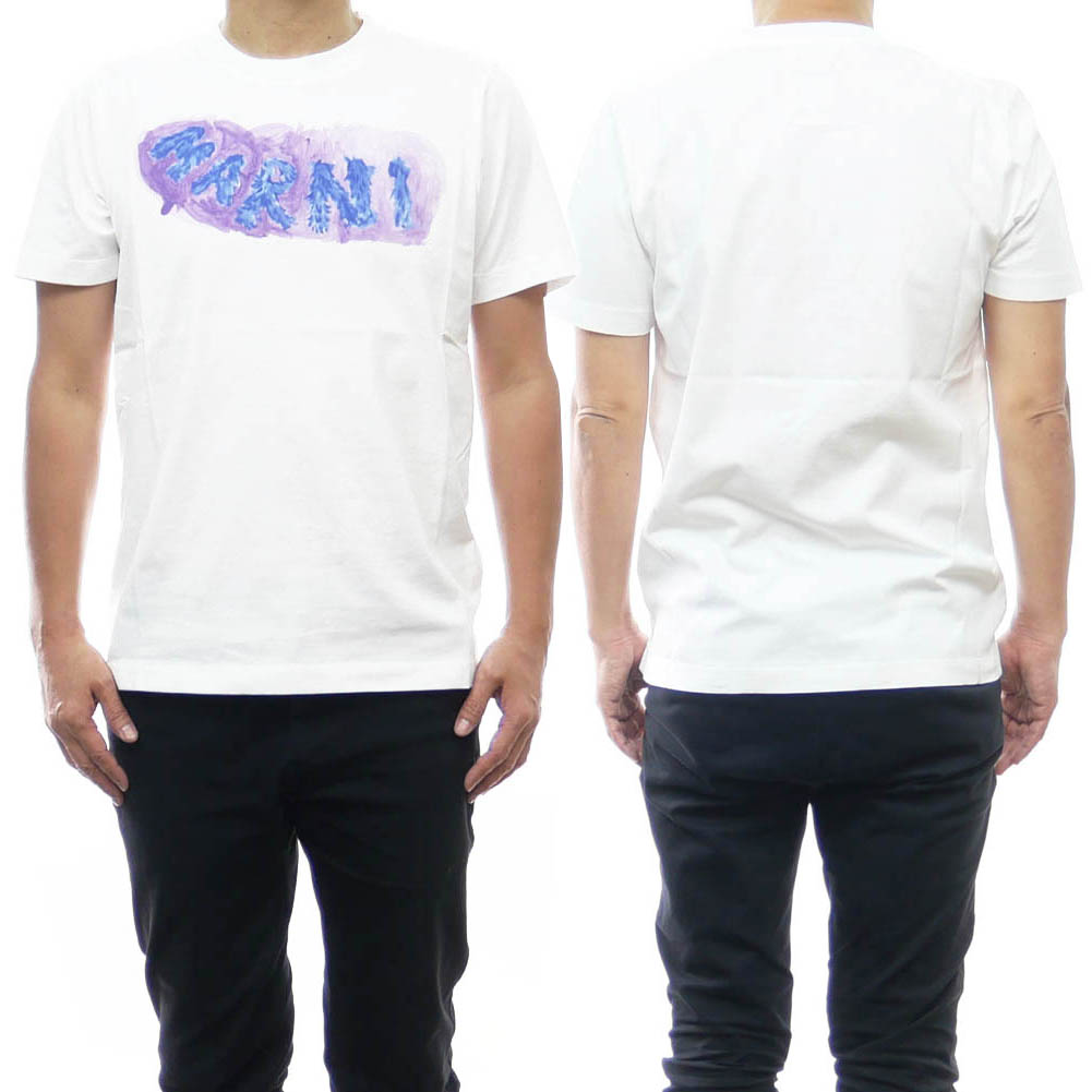 楽天市場】MARNI マルニ モヘアパッチ ロゴTシャツ HUMU0223S1