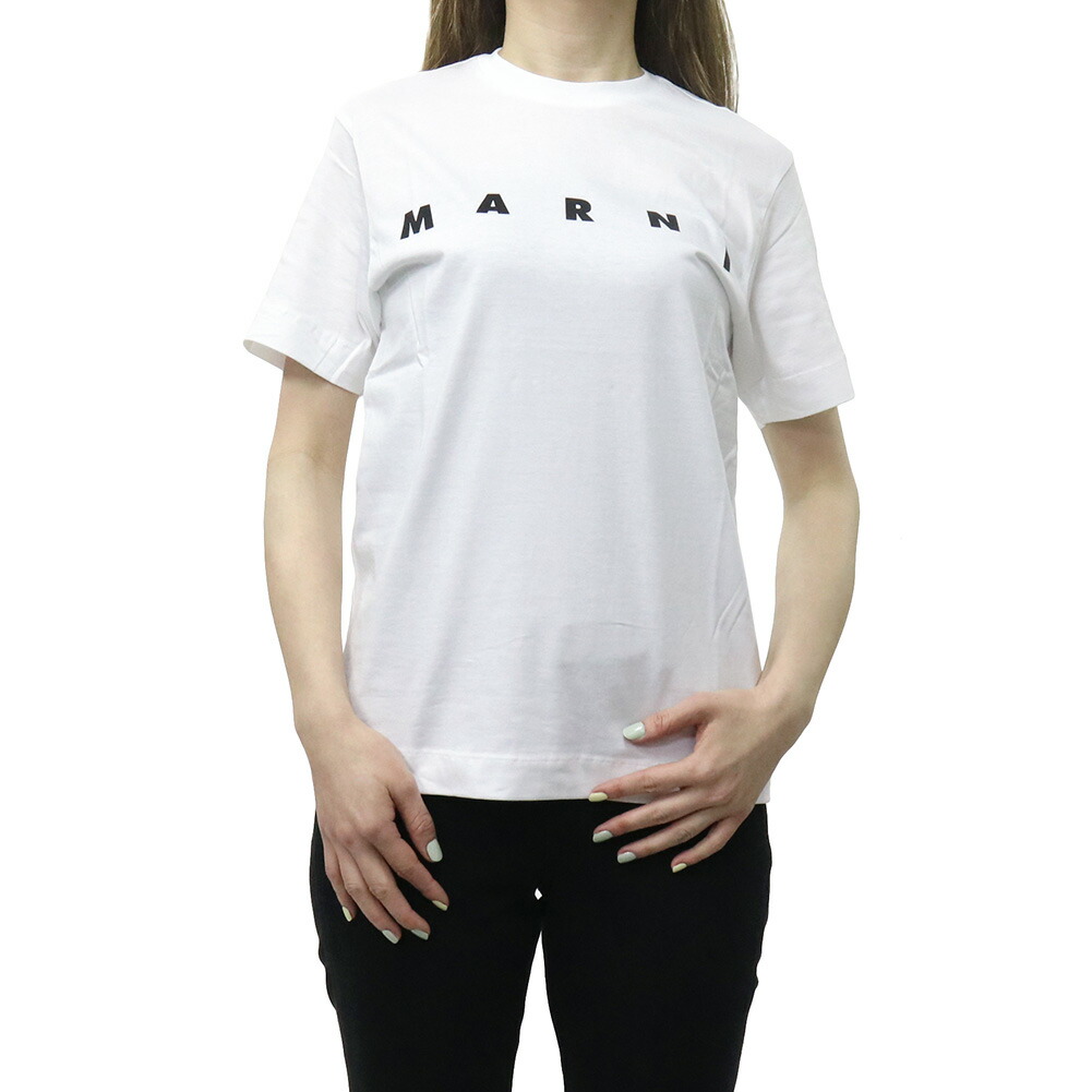 MARNI マルニ キッズ レディースクルーネックティーシャツ M002MV M00RF 白いこと 2026春夏新作