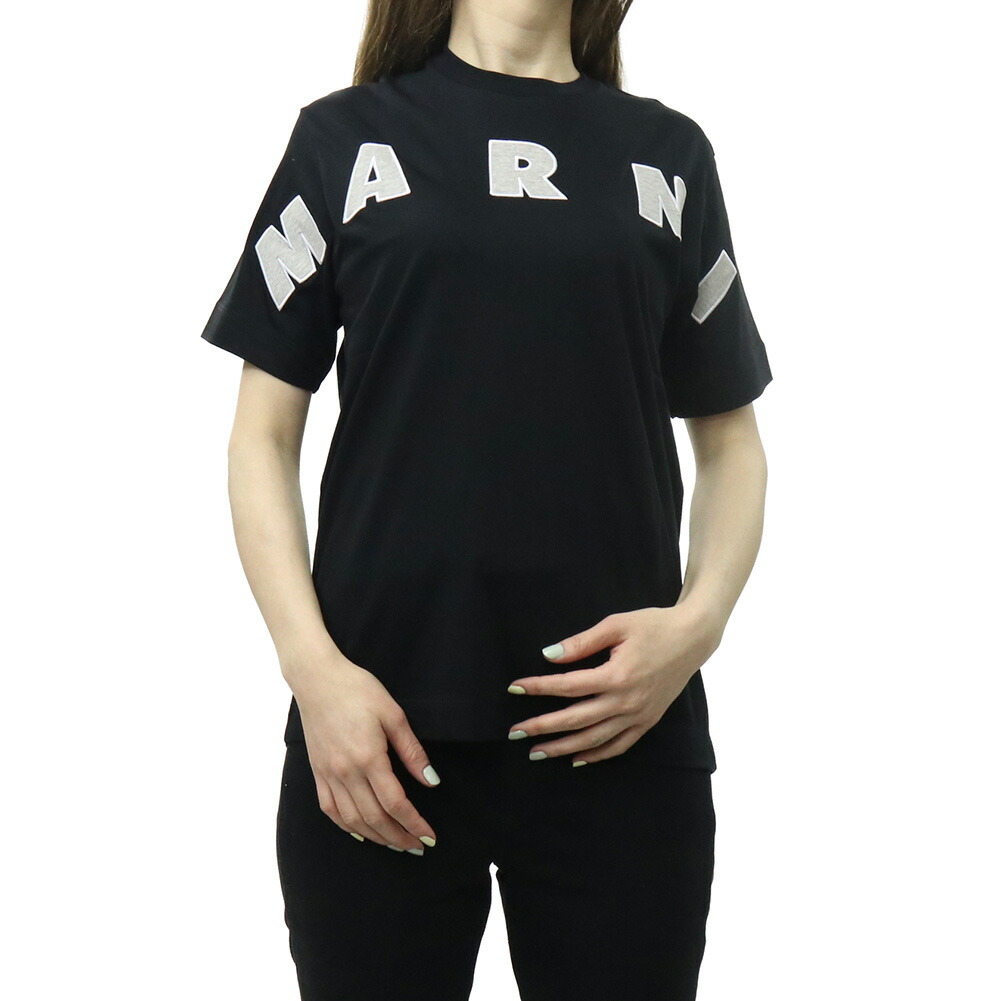 MARNI マルニ キッズ レディースクルーネックプルオーバー M01265 M00RF 黒いこと 2026春夏新作