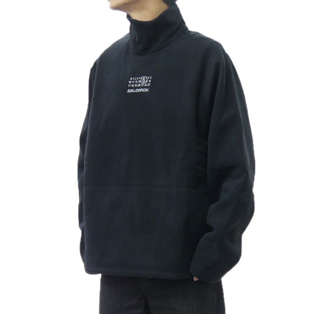 MM6 エムエムシックス メンズハイネックトレーナー SH0NH0019 M20140 黒いこと