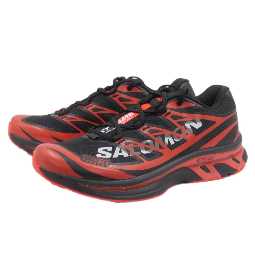 MM6 MM6 x Salomon エムエムシックス レディースローカットスニーカー S59ws0243 P6303 / XT-MM6 レッド×ブラック