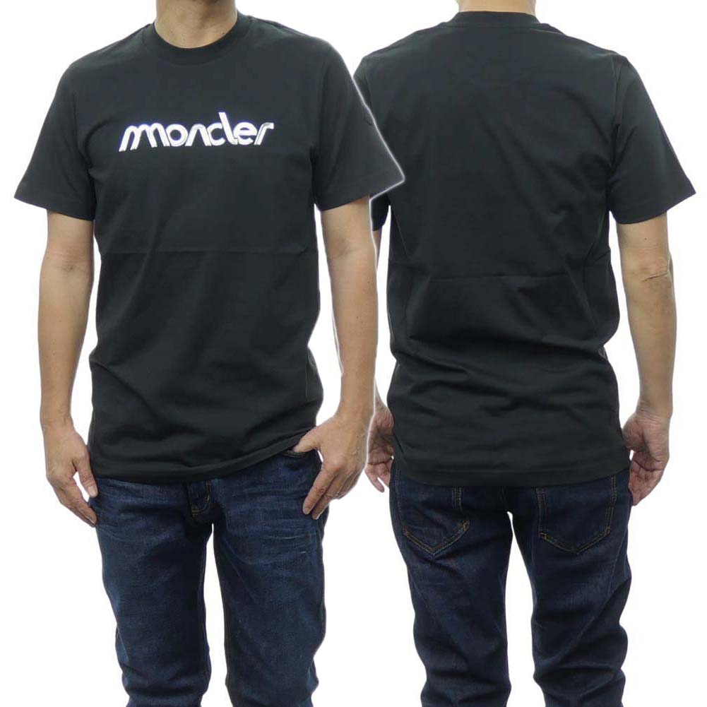 楽天市場】モンクレール Tシャツ カットソー ブラック メンズ