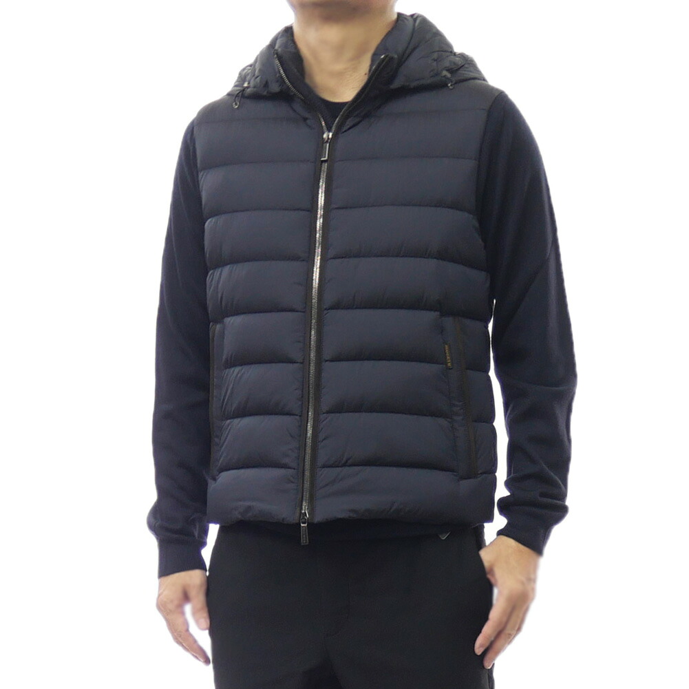 MOORER ムーレー メンズダウンベスト FEBO-S3C ダークネイビー
