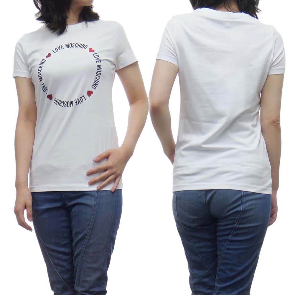 楽天市場】LOVE MOSCHINO ラブ モスキーノ クルーネック Tシャツ