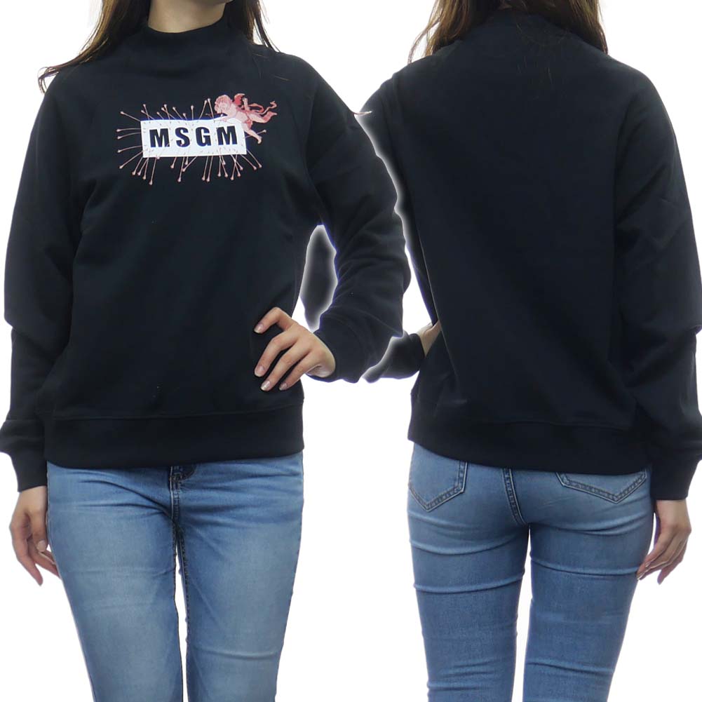 MSGM エムエスジーエム レディーストレーナー 2941MDM70 207799 ブラック 楽天市場】MSGM エムエスジーエム レディース トレーナー