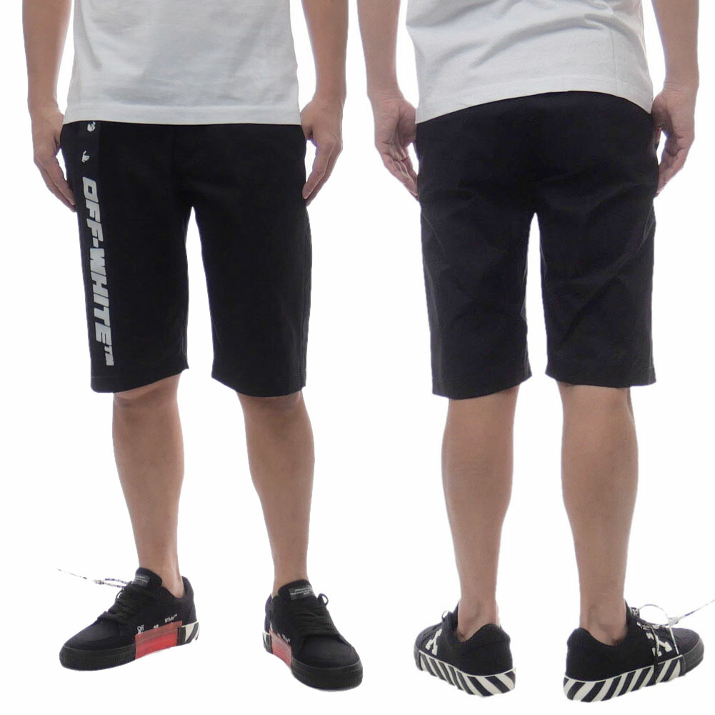 楽天市場】オフホワイト OFF-WHITE メンズ パンツ ハーフパンツ