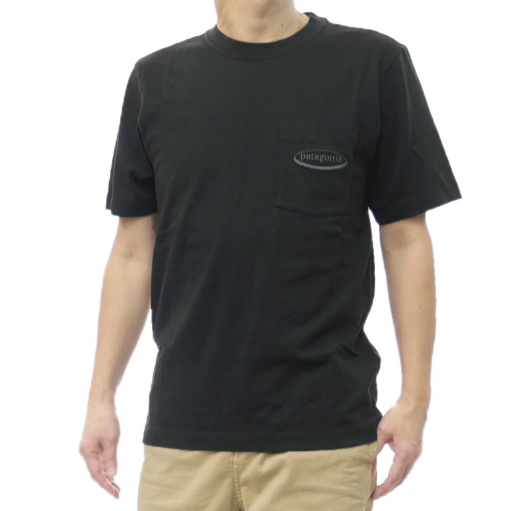 PATAGONIA パタゴニア メンズクルーネックTシャツ 37880/M’S MW’95 OVALLOGO POCKET（メンズミッドウェイト'95 オーバルロゴポケットティー） BLK ブラック 2026春夏新作