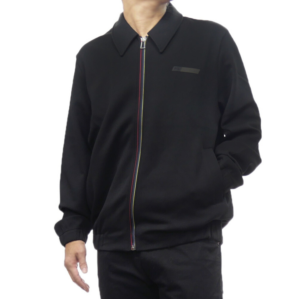 Paul Smith ポールスミスジップアップ Mサイズ ブラック 長袖ジップアップパーカー 307095 | Paul Smith (Men)/ポール