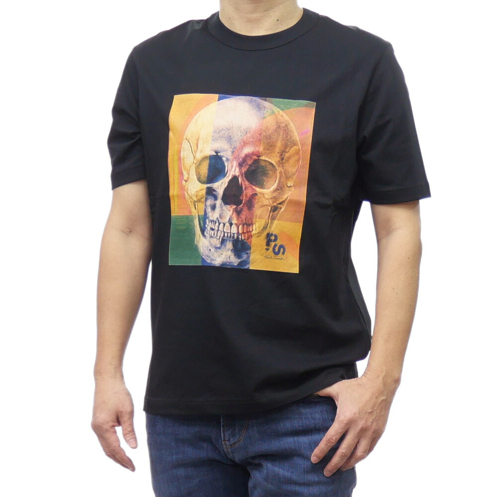 PS PAUL SMITH ポールスミス メンズクルーネックTシャツ M2R 220X PP4703 ブラック