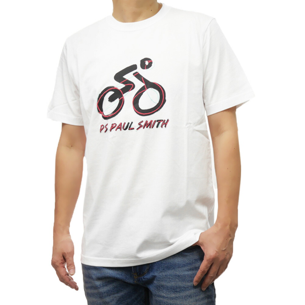 PS PAUL SMITH ポールスミス メンズクルーネックTシャツ M2R 011R PP4960 ホワイト
