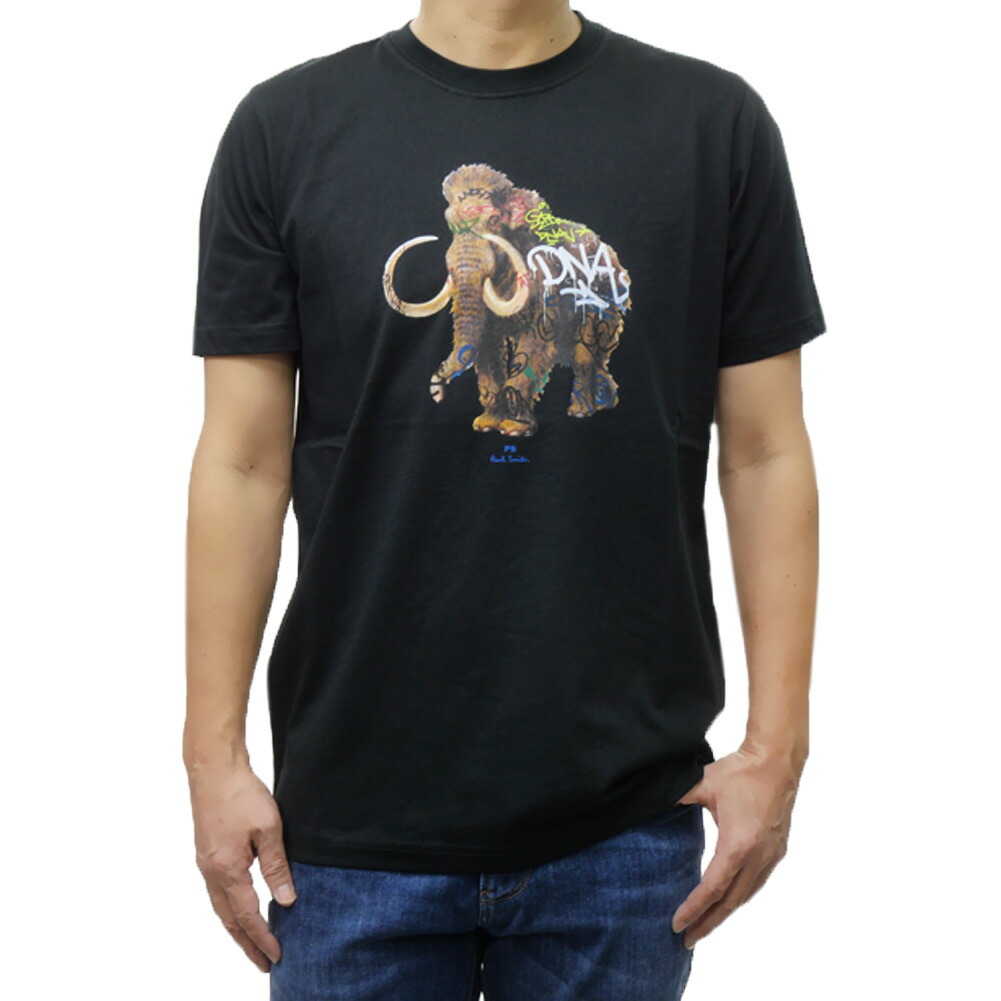 PS PAUL SMITH ポールスミス メンズクルーネックTシャツ M2R 011R PP5081 ブラック