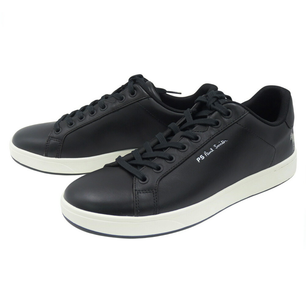 新品　未使用　Paul Smith スニーカー ブラック/ホワイト　箱あり Alex” レザースニーカー（553820ALEX2） | Paul Smith