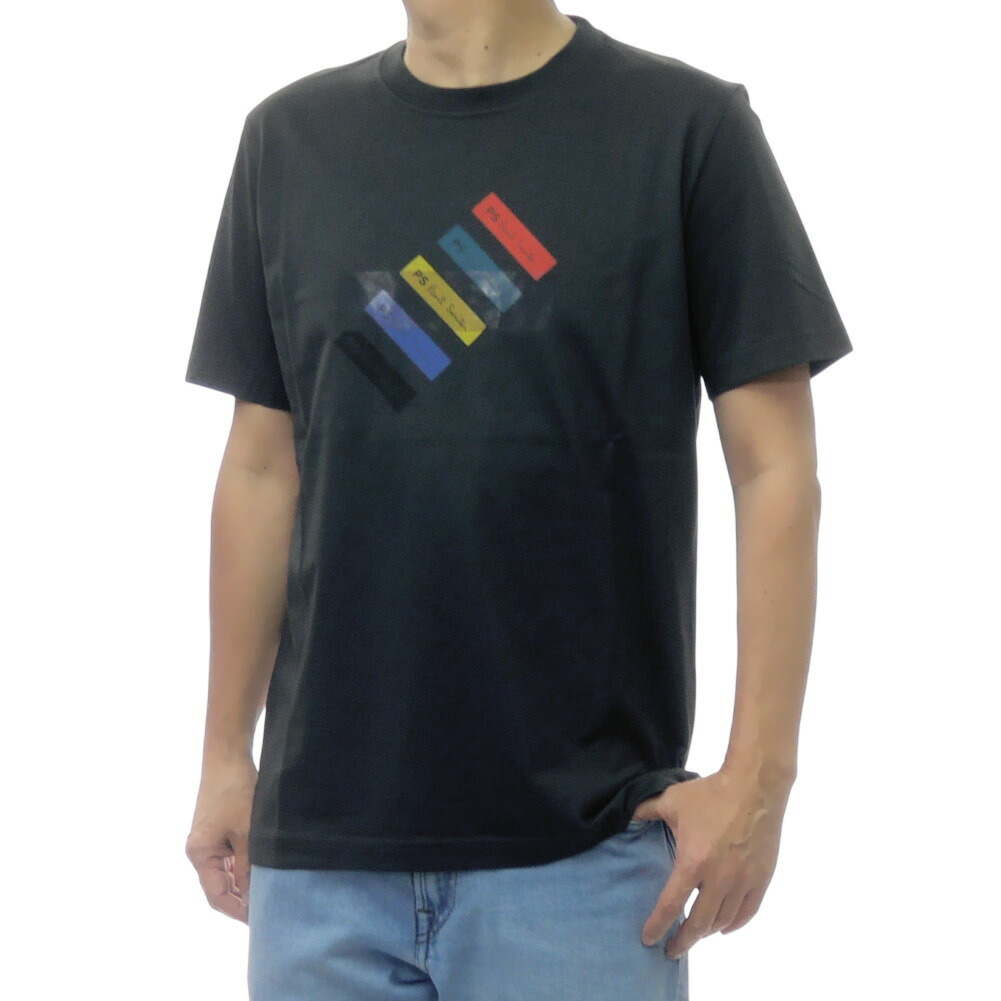 なおなお書き PAUL SMITH 極点スミス メンズクルーネックティーシャツ M2R 011R XP5798 靉靆たる薄墨色 2026春夏新作