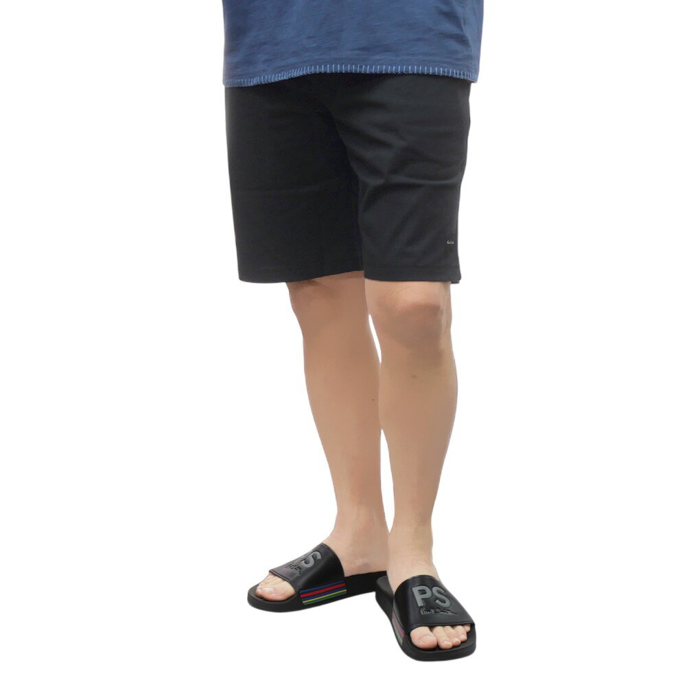 PAUL SMITH 極点スミス メンズショートパンツ/さる股引き M1A 374K 金279 黒いこと 定番一般受け商いもの