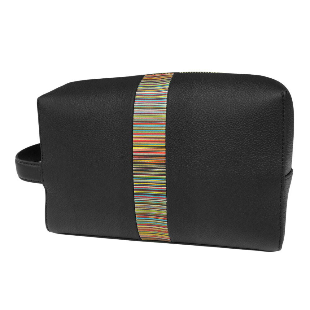 PAUL SMITH 極点スミス メンズセカンドバッグ M1A 8042 CMULTI 黒いこと 定番一般受け商いもの