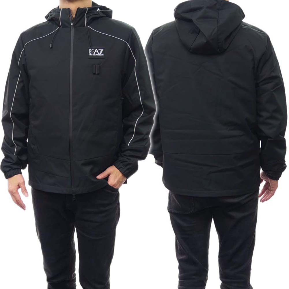 【期間限定ポイント5倍】EMPORIO ARMANI エンポリオ アルマーニ EA7 メンズ 中綿ブルゾン 6RPB36 PNEDZ ブラック 撥水 パデッド ジャケット アウター RECYCLED ARDOR7 防寒 保温｜BIVLABO