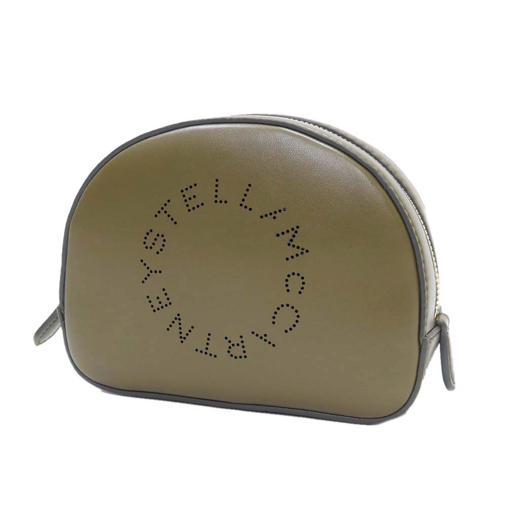 【期間限定ポイント5倍】STELLA McCARTNEY ステラマッカートニー レディース ポーチ 7P0013 W8542 / COSMETIC CASE ALTER MAT カーキ オルターマット コスメポーチ パンチング ロゴ|BIVLABO