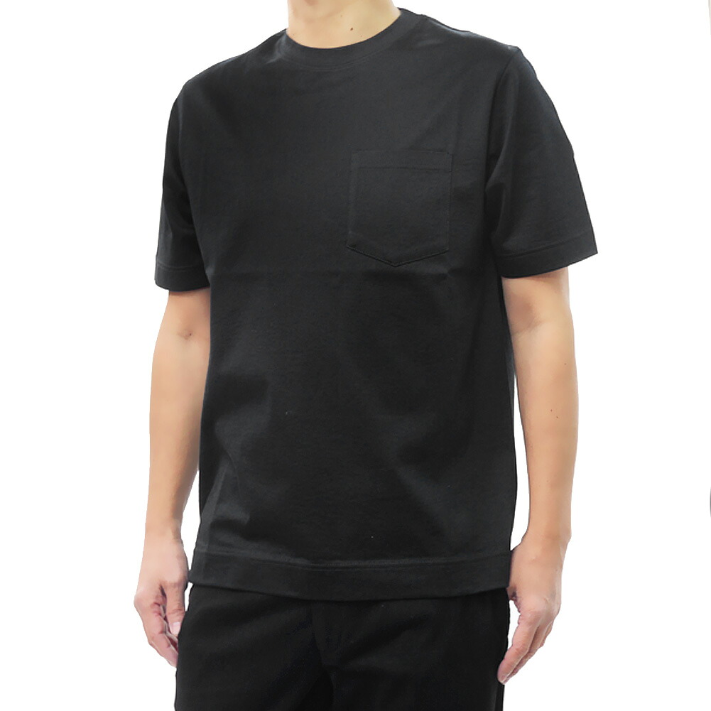【期間限定ポイント5倍】CIRCOLO1901 チルコロ1901 メンズ クルーネック Tシャツ CN5209 ブラック ポケT シンプル 無地 万能|BIVLABO