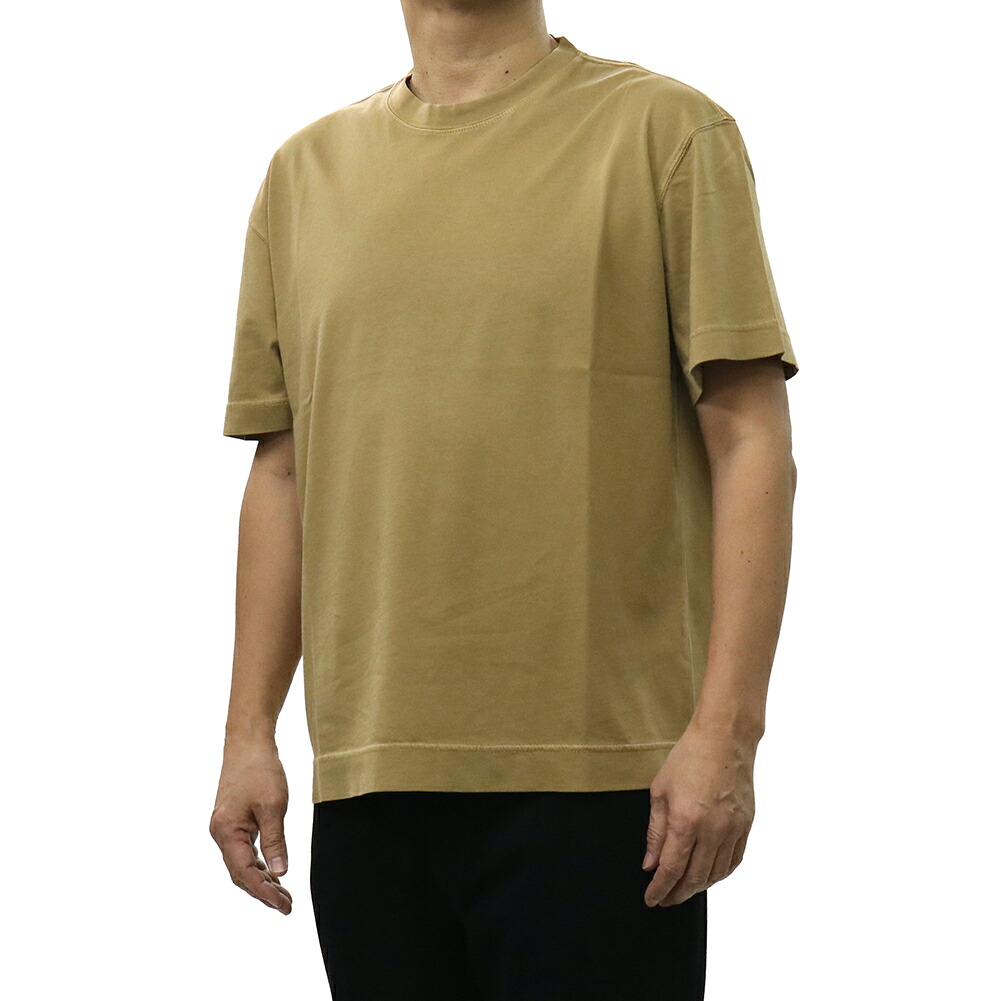 【期間限定ポイント5倍】CIRCOLO1901 チルコロ1901 メンズ クルーネック Tシャツ CN5220 ブラウン ガーメントダイ こなれ感 大人 丸首｜BIVLABO
