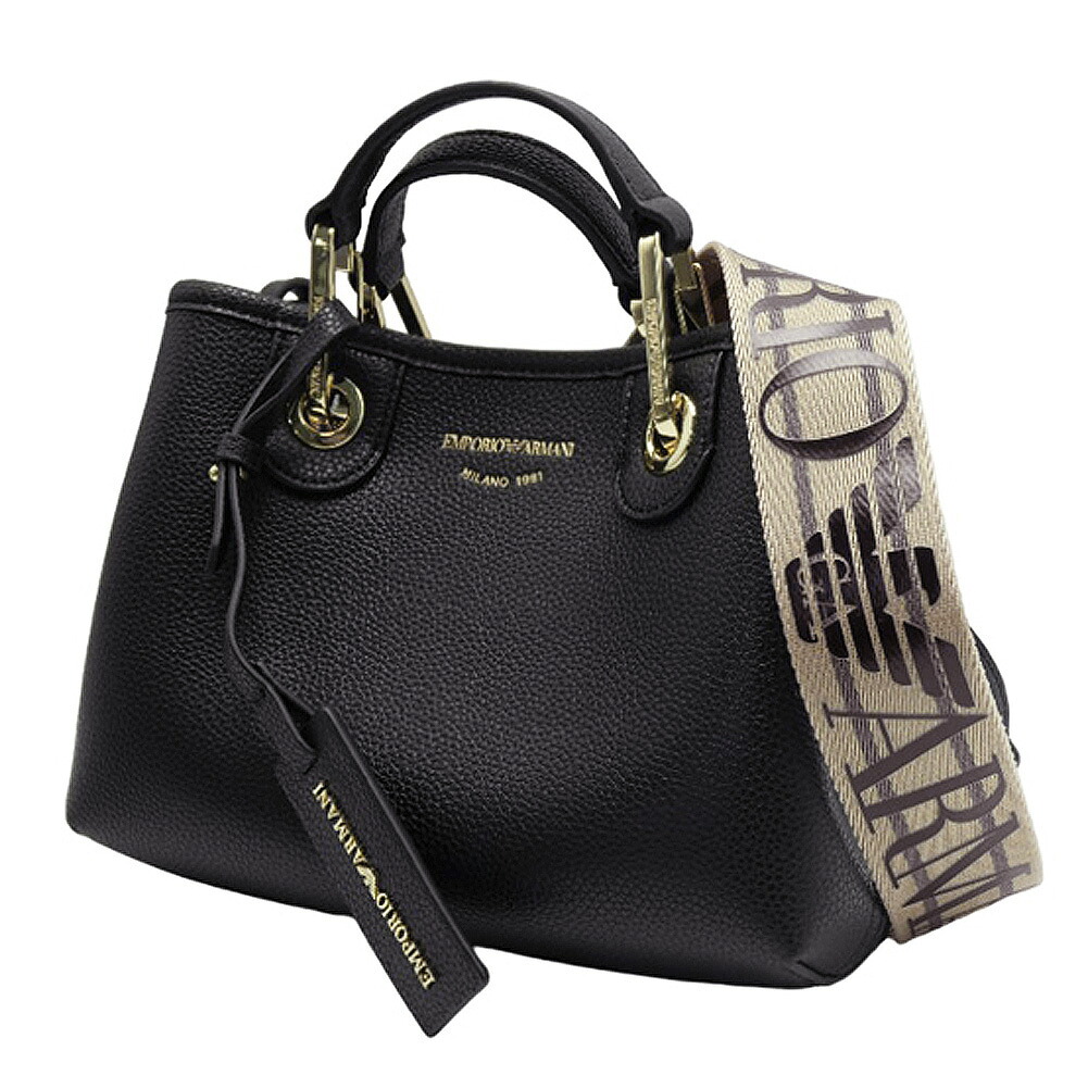 【期間限定ポイント5倍】EMPORIO ARMANI エンポリオ アルマーニ レディースミニハンドバッグ EW000382 AF12103 ブラック 定番 人気商品 インポート｜BIVLABO