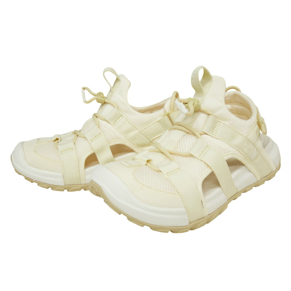 【期間限定ポイント5倍】THE NORTH FACE ノースフェイス スポーツサンダル NF0A8ADQK / W EXLO CAMP SANDAL サンダル ブランド ロゴ カジュアル スポーティ アウトドア 海 レディース アイボリー|BIVLABO