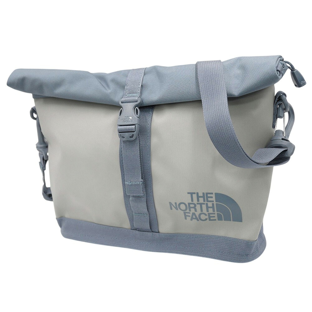 【期間限定ポイント5倍】THE NORTH FACE ノースフェイス メンズ ショルダーバッグ NF0A8BK6 / BC SHOULDER BAG 撥水 ロールトップ ブルーグレー|BIVLABO