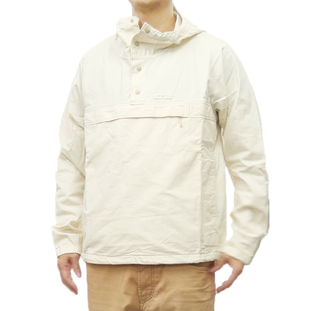 【期間限定ポイント5倍】PATAGONIA パタゴニア アノラックジャケット 20325 / Funhoggers Anorak（ファンホッガーズ・アノラック） UDNL 長袖 アウター 無地 ワンポイント ブランド ロゴ カジュアル スポーティ アウトドア メンズ アイボリー 定番 人気商品｜BIVLABO