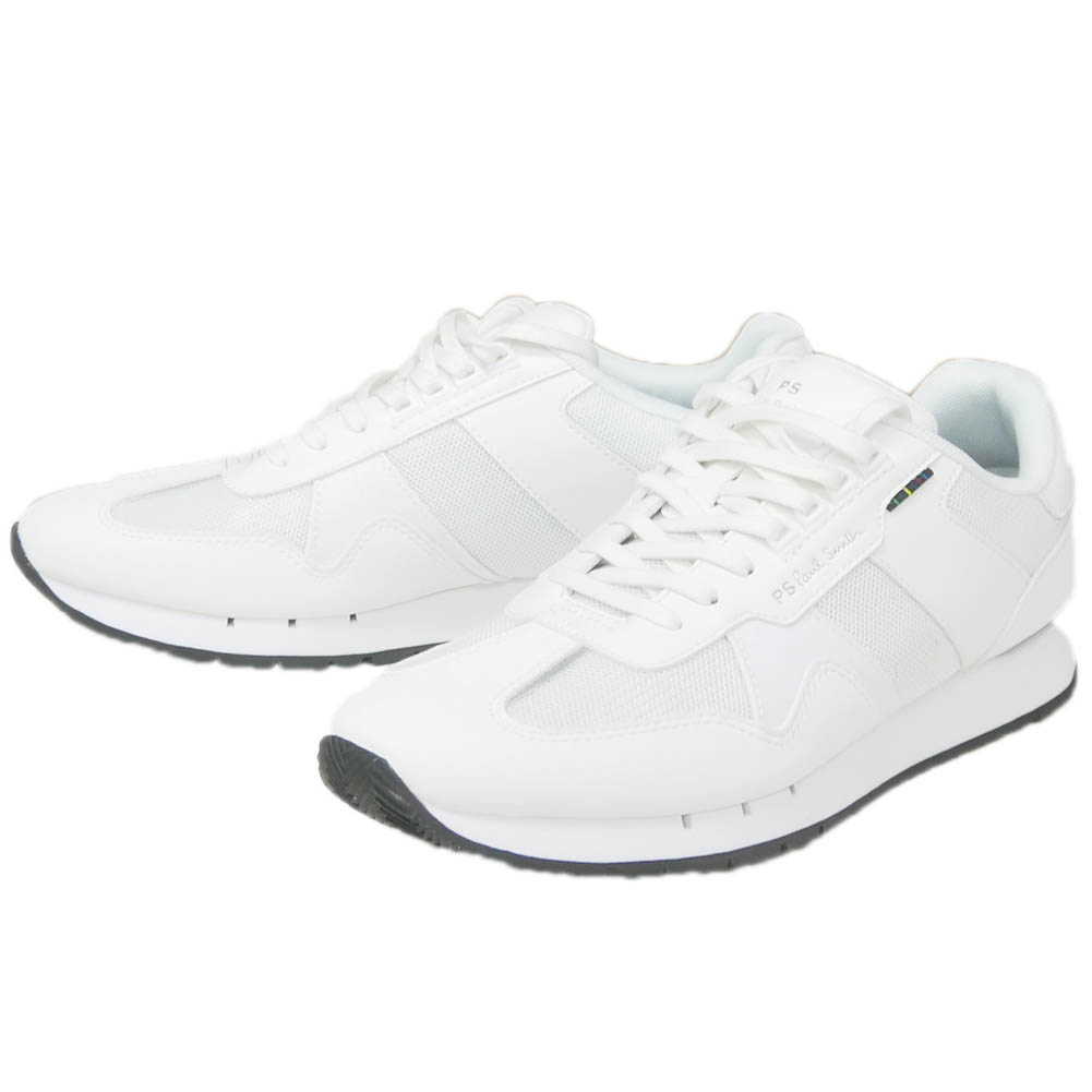 【期間限定ポイント5倍】PS PAUL SMITH ポールスミス ローカットスニーカー M2S BRN01 KPLY BRANDON メンズ ホワイト レザー シューズ 靴 30代 40代｜BIVLABO