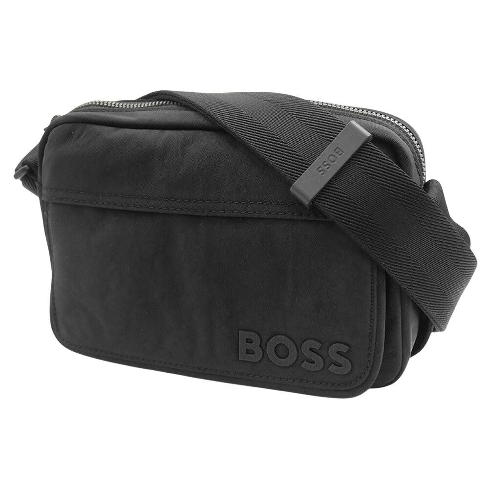 【期間限定ポイント5倍】HUGO BOSS ヒューゴボス メンズ ショルダーバッグ 50558132 10277696 / Catch_O_EW クロスボディバッグ ロゴ カジュアル 上質 ブラック|BIVLABO