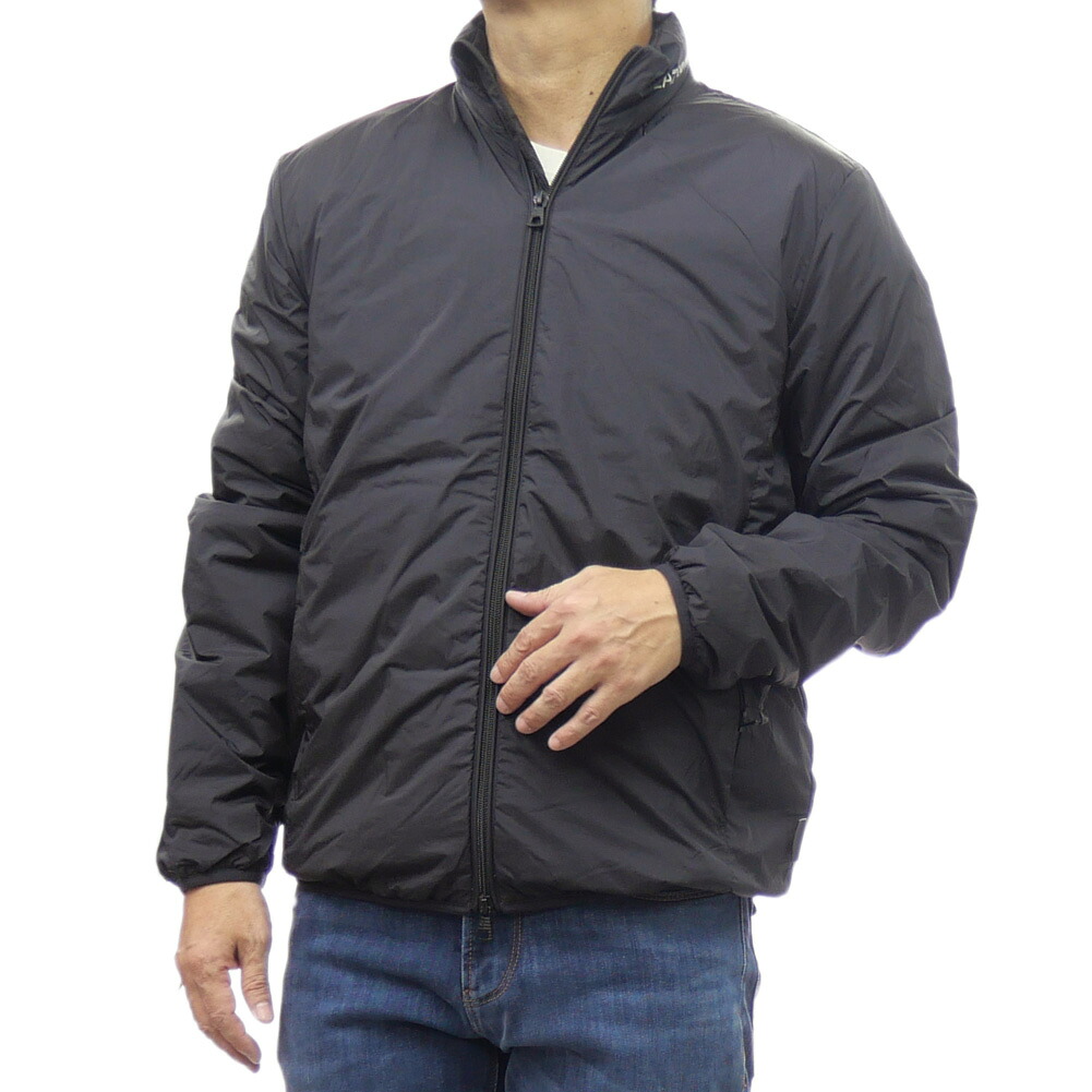 【期間限定ポイント5倍】EMPORIO ARMANI エンポリオ アルマーニ EA7 メンズ 中綿ブルゾン 6DUB03 PNHXZ ブラック スイングトップ アウター 防寒|BIVLABO