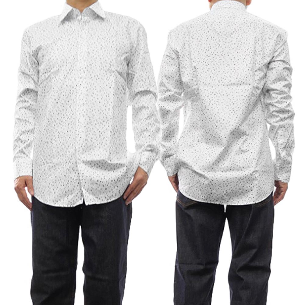 【期間限定ポイント5倍】HUGO BOSS ヒューゴボス メンズ カジュアル シャツ 50512935 10258946 / H-HANK-Kent-Cl-214 ホワイト 花柄 リバティ｜BIVLABO
