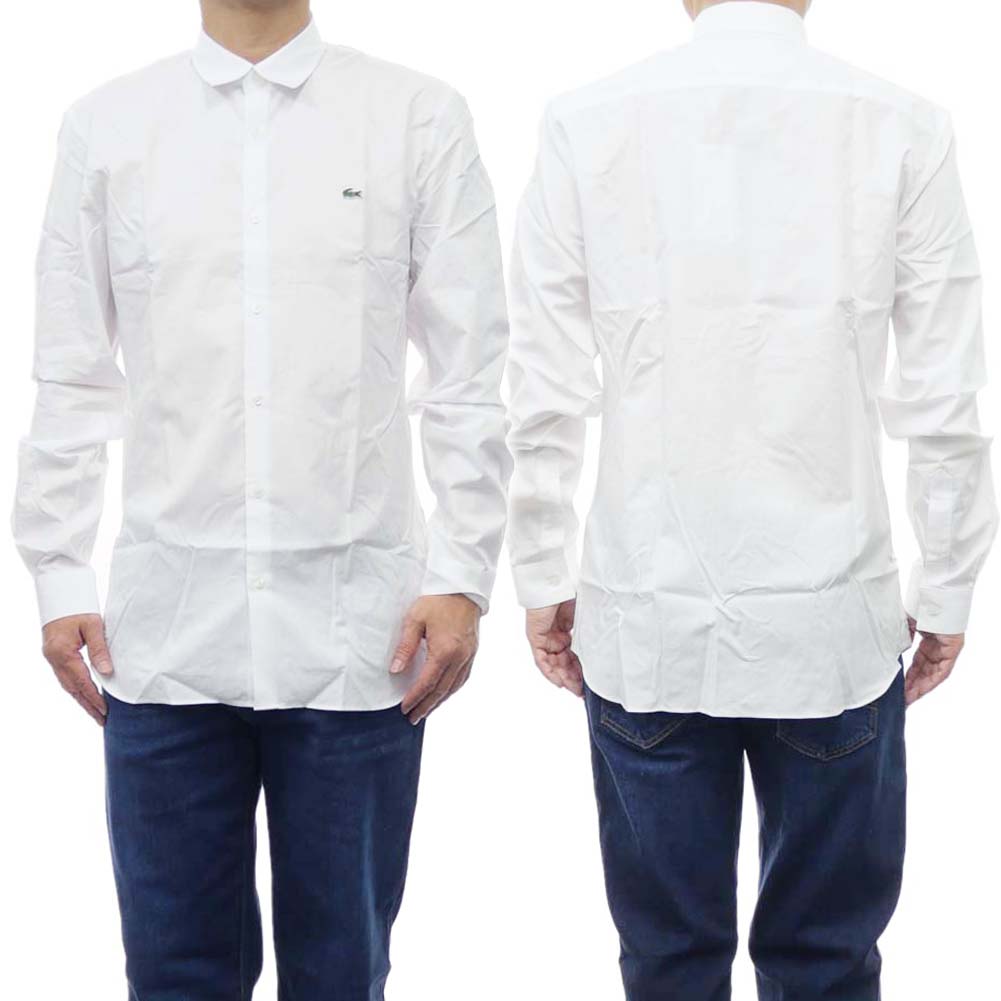 【期間限定ポイント5倍】LACOSTE ラコステ メンズ ドレスシャツ CH5620 ホワイト 白 長袖 ワイシャツ 爽やか キレカジ｜BIVLABO