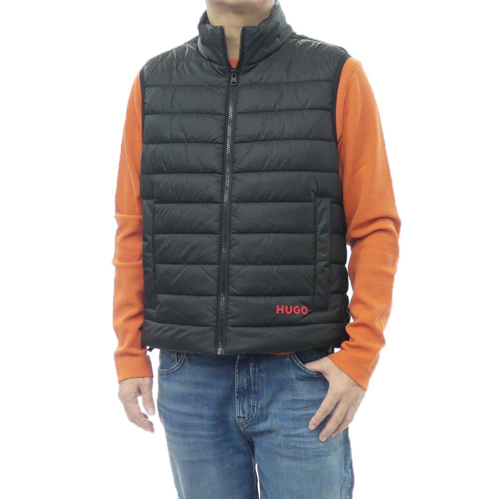 【期間限定ポイント5倍】HUGO・HUGO BOSS ヒューゴボス メンズ 中綿ベスト 50544544 10239121 / Brentino2521 ブラック ジレ｜BIVLABO