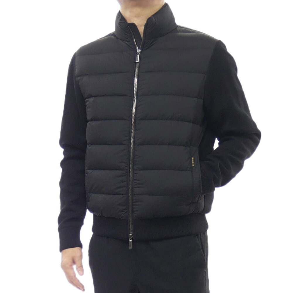 【期間限定ポイント5倍】MOORER ムーレー メンズ ダウンジャケット LANZI-S3Z ブラック 大人 贅沢 ラグジュアリー アウター|BIVLABO