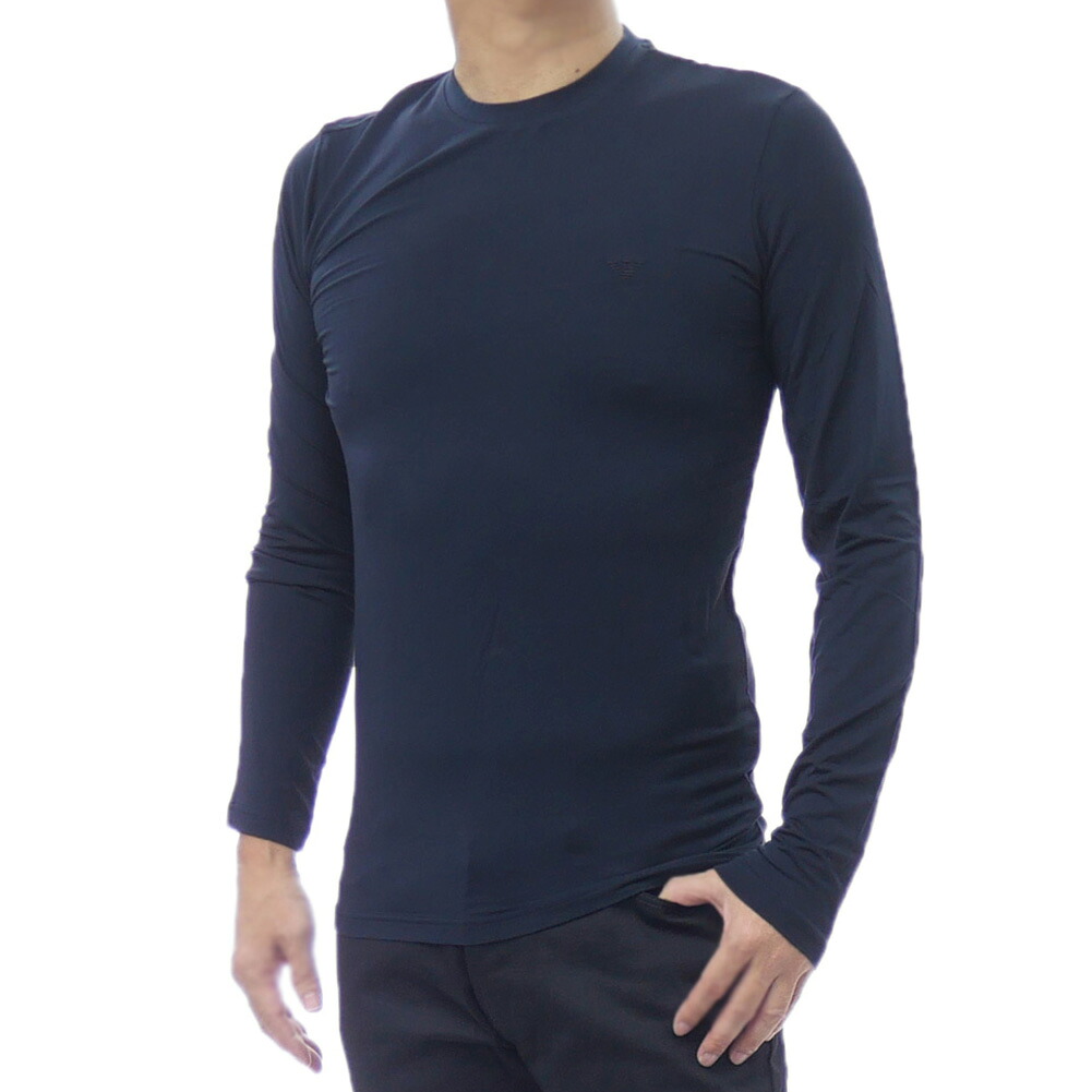 【期間限定ポイント5倍】EMPORIO ARMANI UNDERWEAR エンポリオアルマーニ アンダーウェア メンズ ロングTシャツ EM000383 AF14988 ネイビー｜BIVLABO 8,307円