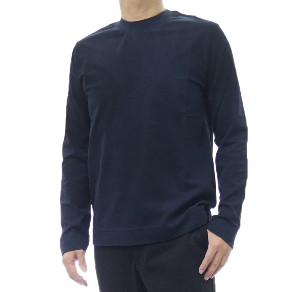 【期間限定ポイント5倍】CIRCOLO1901 チルコロ1901 メンズ クルーネック ロングTシャツ CN4953 ネイビー コットン ストレッチ 長袖 丸首 カットソー トップス ガーメントダイ 起毛 カシミヤタッチ 30代 40代 50代|BIVLABO